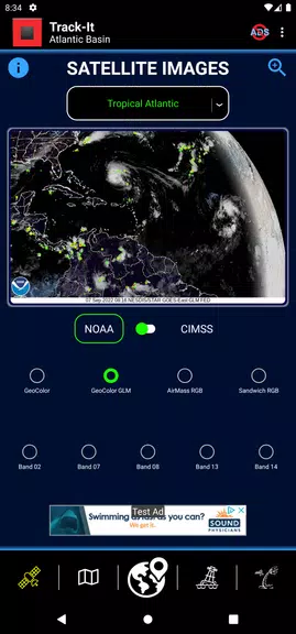 Track-It Hurricane Tracker Tangkapan skrin 2