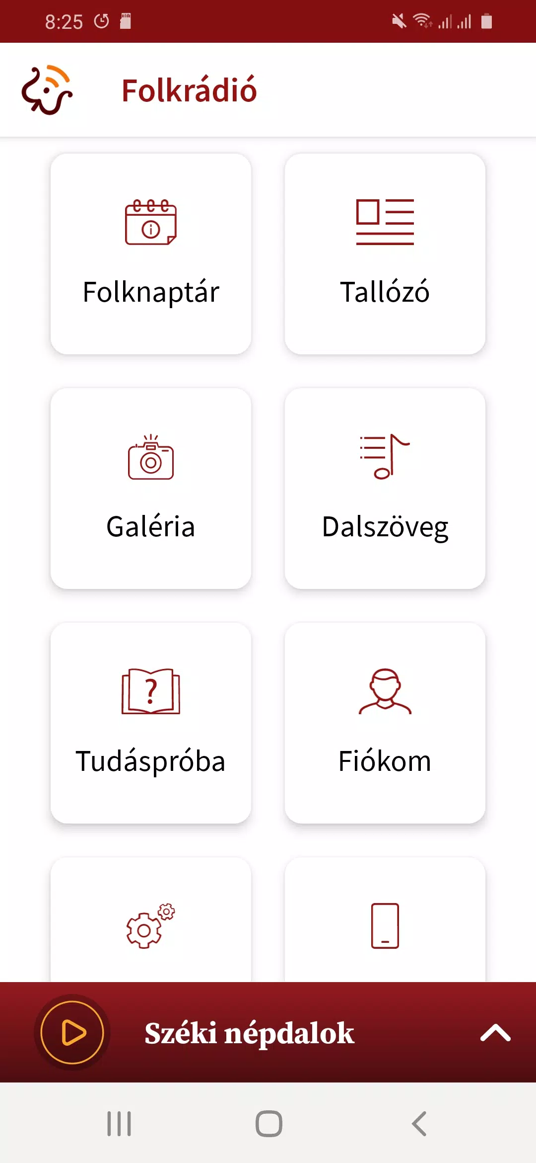 Folkrádió应用截图第0张