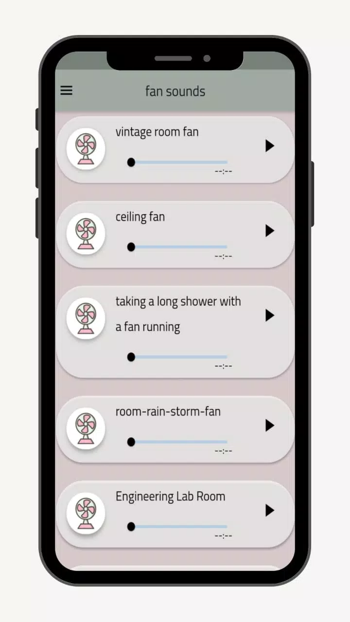 Fan sounds - relaxing sounds應用截圖第2張