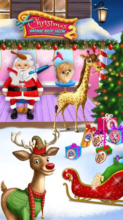 Christmas Animal Hair Salon 2应用截图第2张