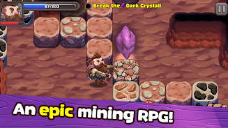 Mine Quest 2: RPG Mining Game Tangkapan skrin 0