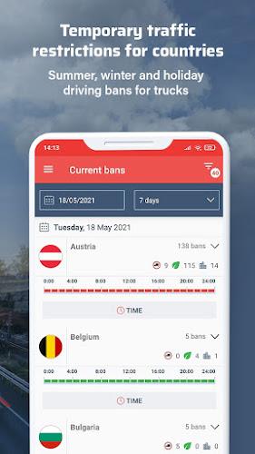 Bans For Trucks - Europe應用截圖第1張