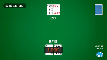 BlackJack-21 Screenshot 2