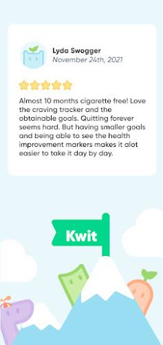 Kwit - Quit smoking for good! Schermafbeelding 0