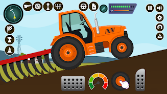 Farm Tractors Dinosaurs Games Ekran Görüntüsü 3