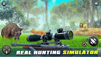 Safari Animal Hunter Simulator Ekran Görüntüsü 0