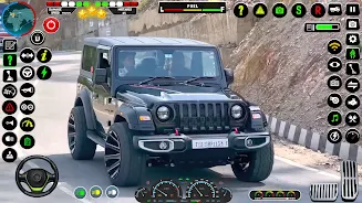 Offroad Jeep Driving:Jeep Game Screenshot 1