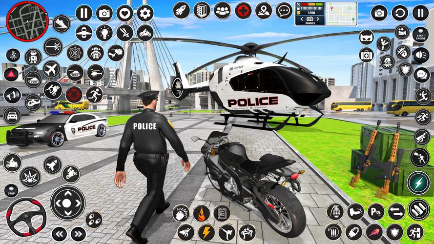 Police Game Transport Truck Скриншот 3