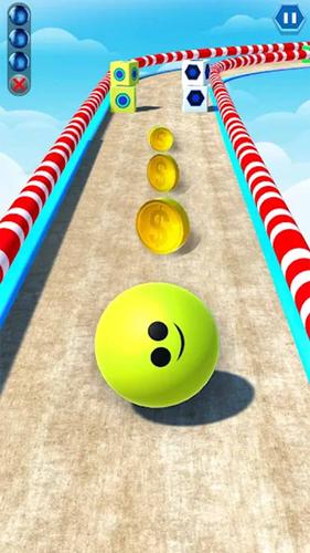 3D Sky Rolling Going Ball Game Скриншот 0