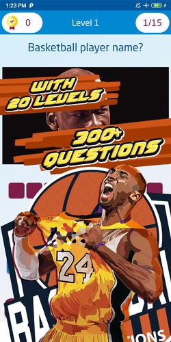 basketball player quiz Zrzut ekranu 2