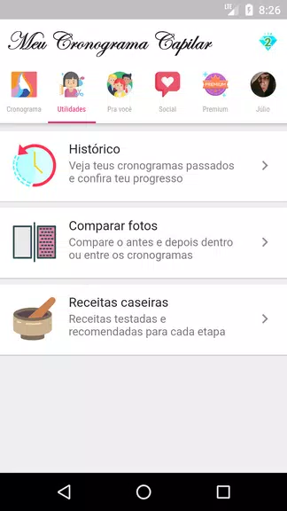 Meu Cronograma Capilar 스크린샷 1