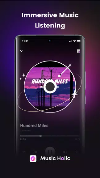 Music Holic-Offline Music Ảnh chụp màn hình 3