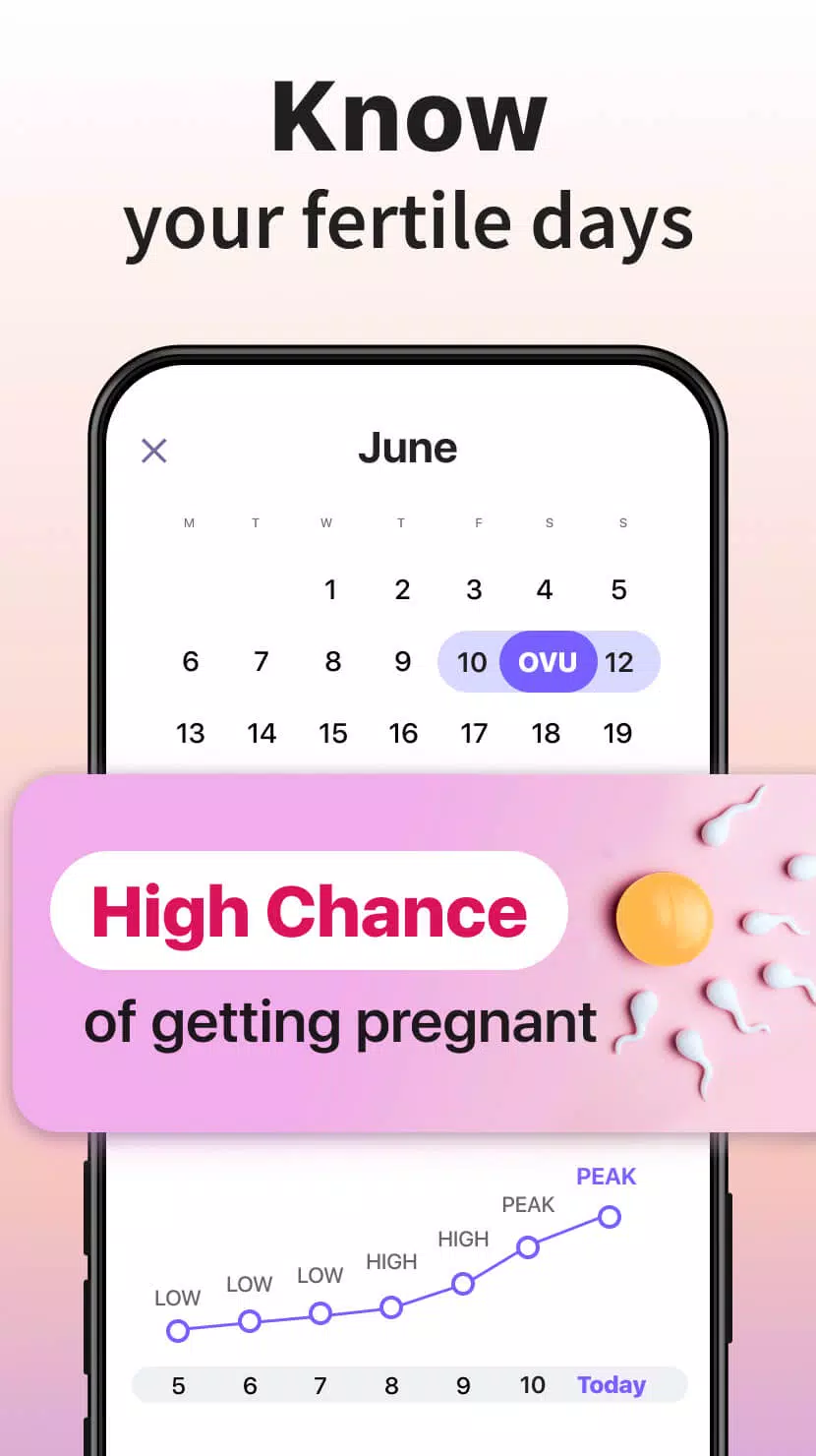 Menstruationskalender, Zyklus Screenshot 1