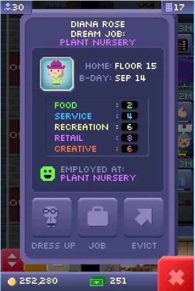 Tiny Tower Mod Tangkapan skrin 3