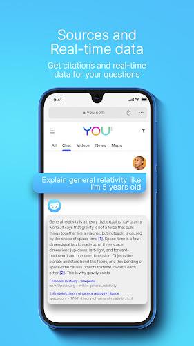 You.com — Personalized AI Chat स्क्रीनशॉट 1