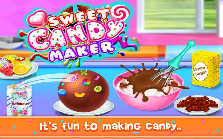 Sweet Candy Maker - Candy Game ဖန်သားပြင်ဓာတ်ပုံ 1