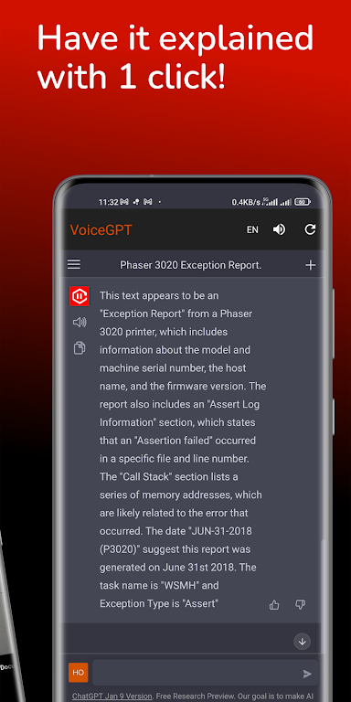 VoiceGPT ภาพหน้าจอ 1