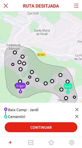 Cervelló Bus a demanda Captura de tela 2