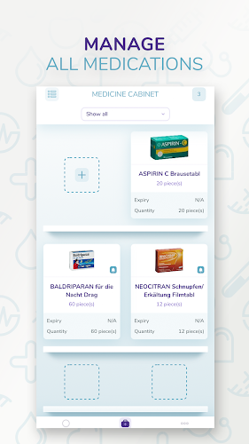 TOM: Pill Tracker & Med Timer Capture d'écran 1