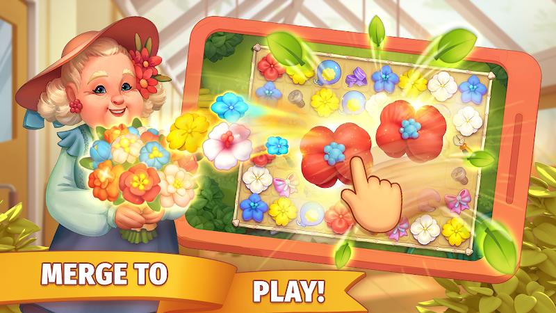 Florescence: Flower Merge Game Ảnh chụp màn hình 0