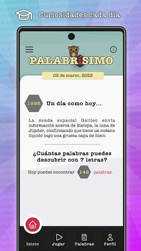 PALABRÍSIMO: busca palabras Captura de pantalla 3