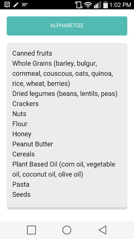 Alphabetizer应用截图第2张