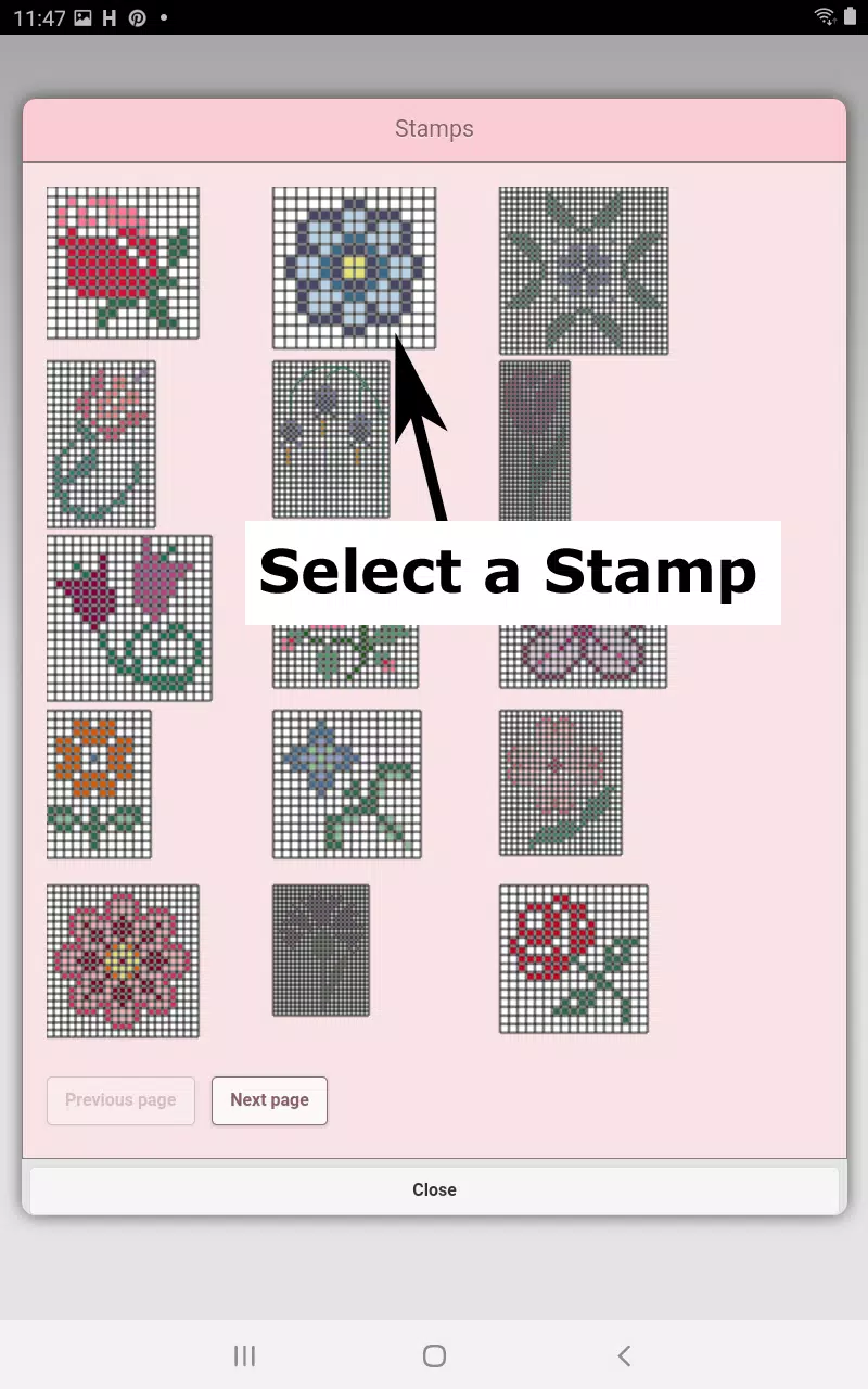 Cross Stitch Pattern Creator Captura de pantalla 3