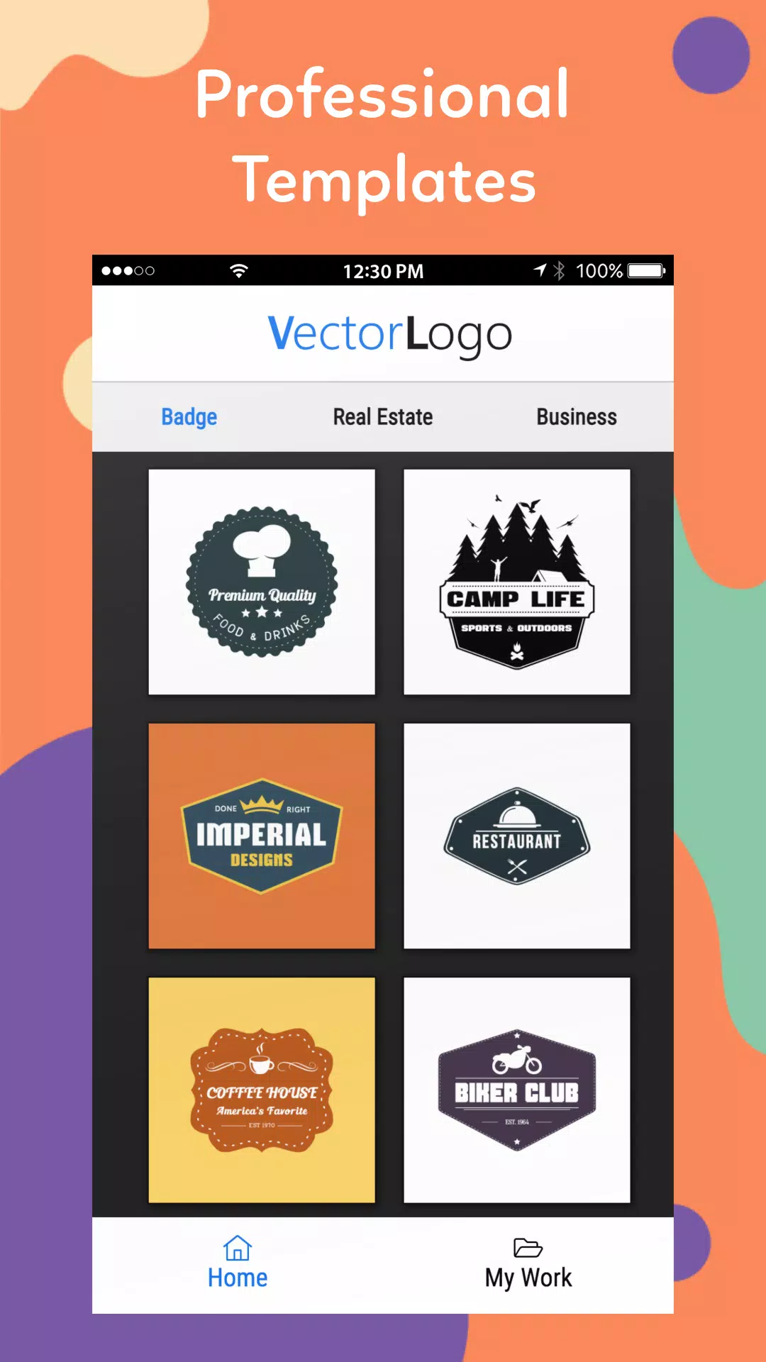 Vector Logo Maker ဖန်သားပြင်ဓာတ်ပုံ 0