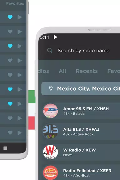 Radio Mexico FM online Schermafbeelding 2