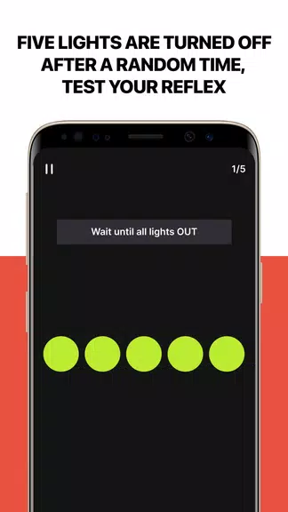 LightsOut Reaction Time/Reflex Capture d'écran 1