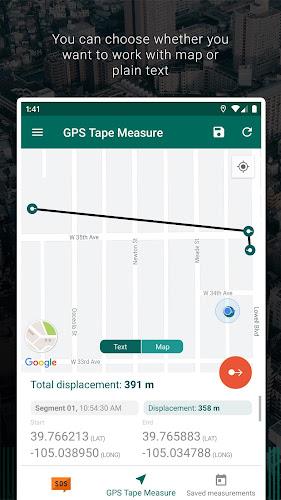 My GPS Tape Measure Screenshot 1