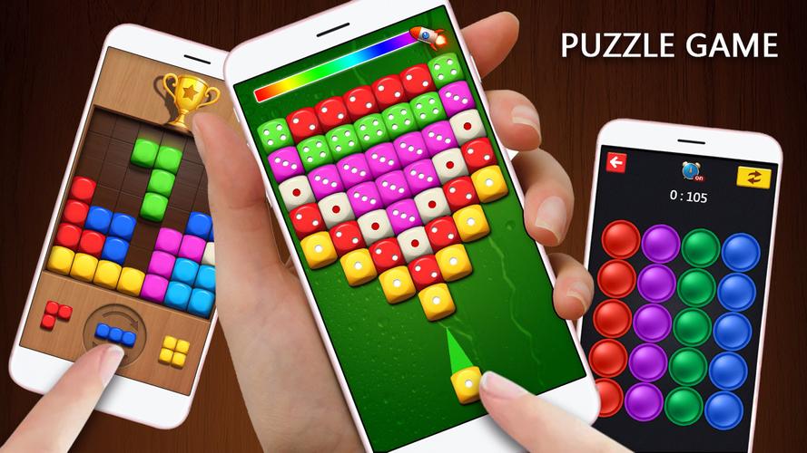 Dice Puzzle 3D - Merge game Скриншот 1