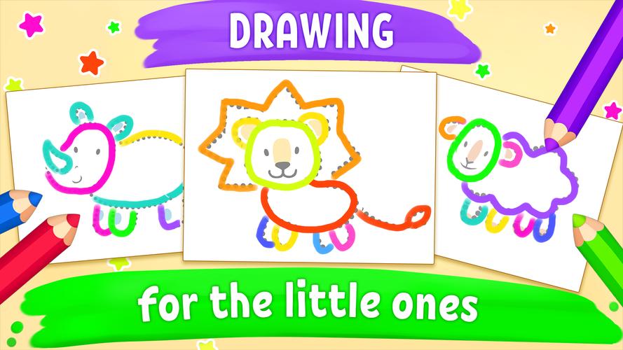 Coloring book Games for kids 2 Tangkapan skrin 0