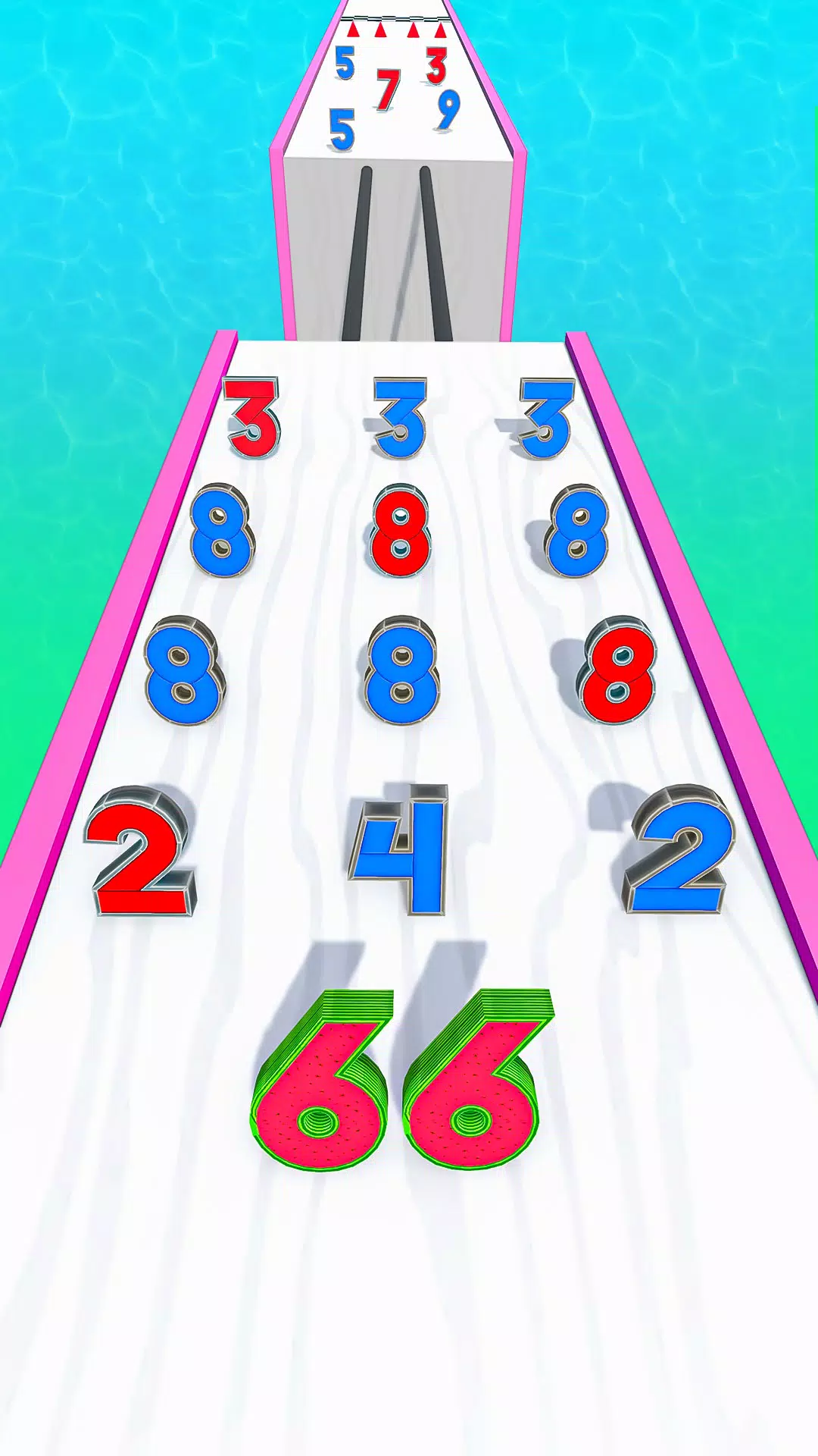 Number Master Run 3D Games स्क्रीनशॉट 2