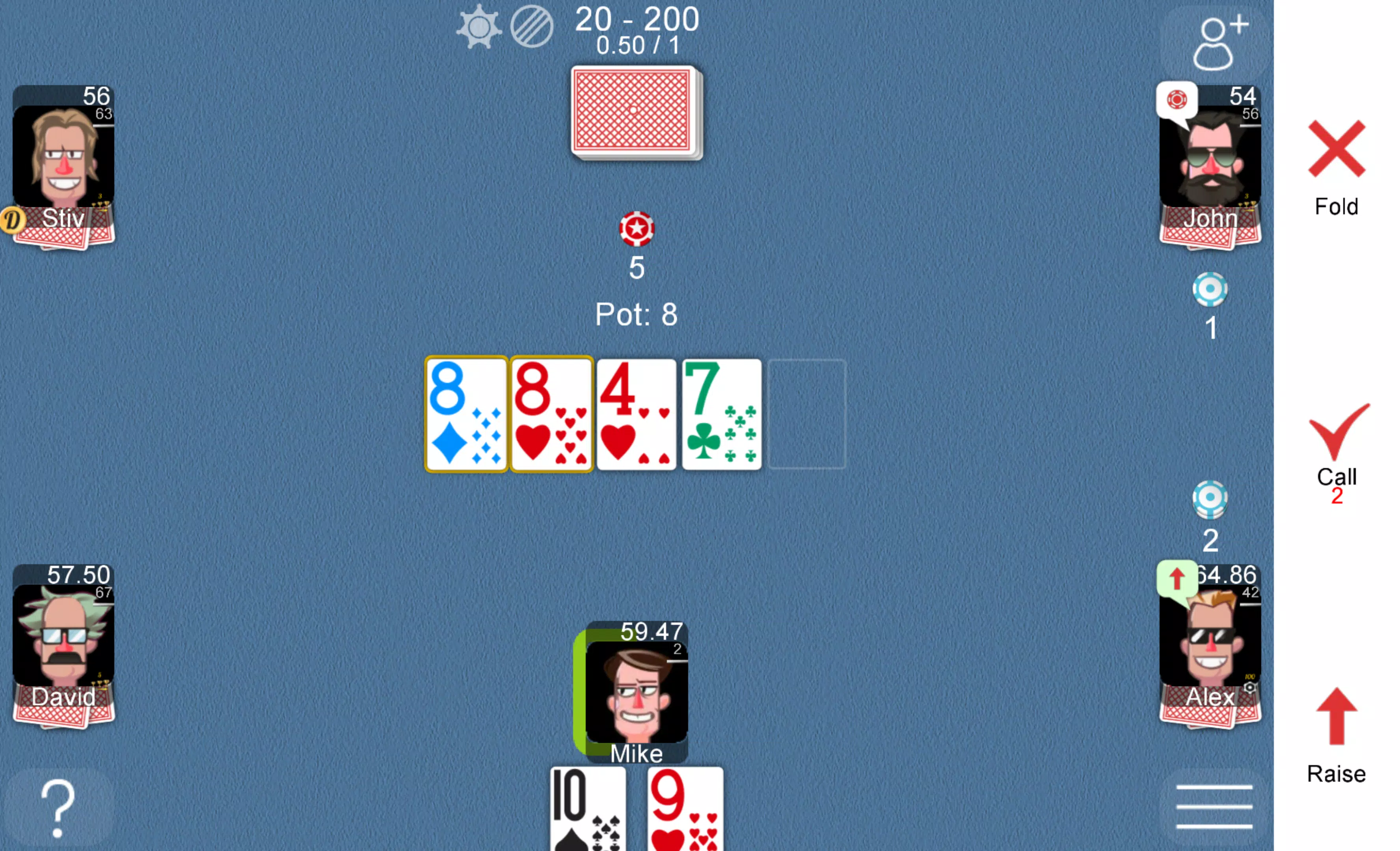 Poker Online Captura de tela 2