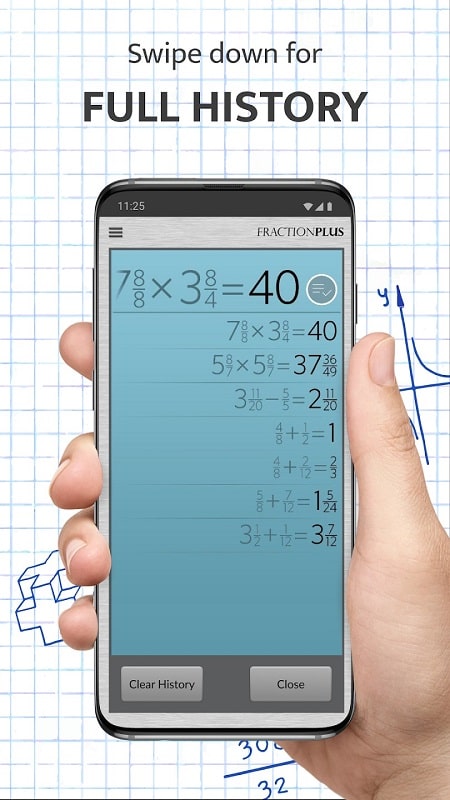 분수 계산기 플러스 Fraction Calculator 스크린샷 0