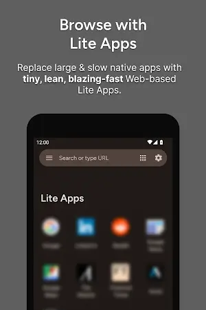 Hermit — Lite Apps Browser স্ক্রিনশট 0