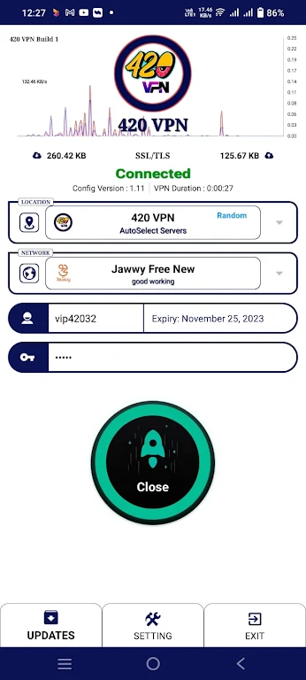 420 VPN Captura de pantalla 1