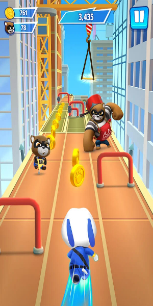 Talking Tom Hero Dash MOD Captura de pantalla 1