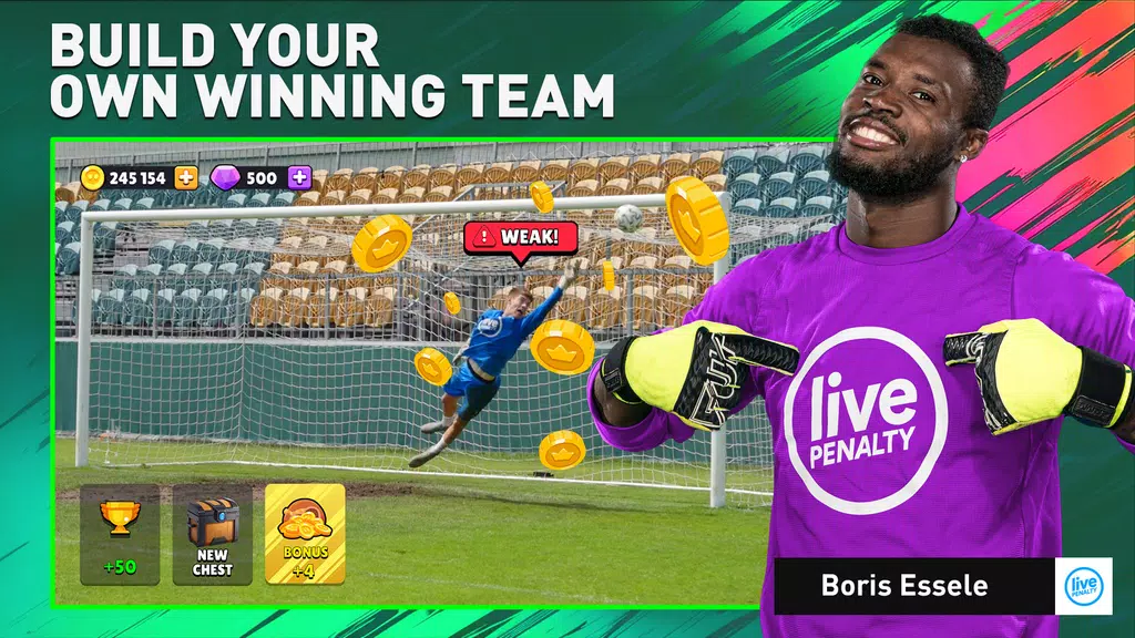 Soccer Penalty: Live Goalie Capture d'écran 3
