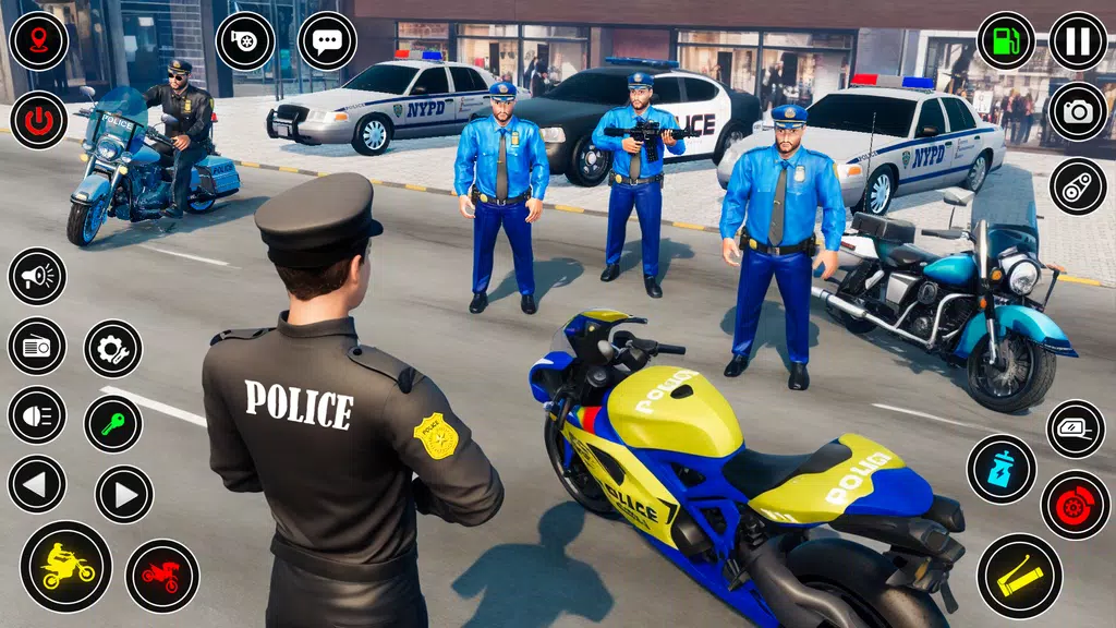 Police bike Stunt Bike Racing Ảnh chụp màn hình 2