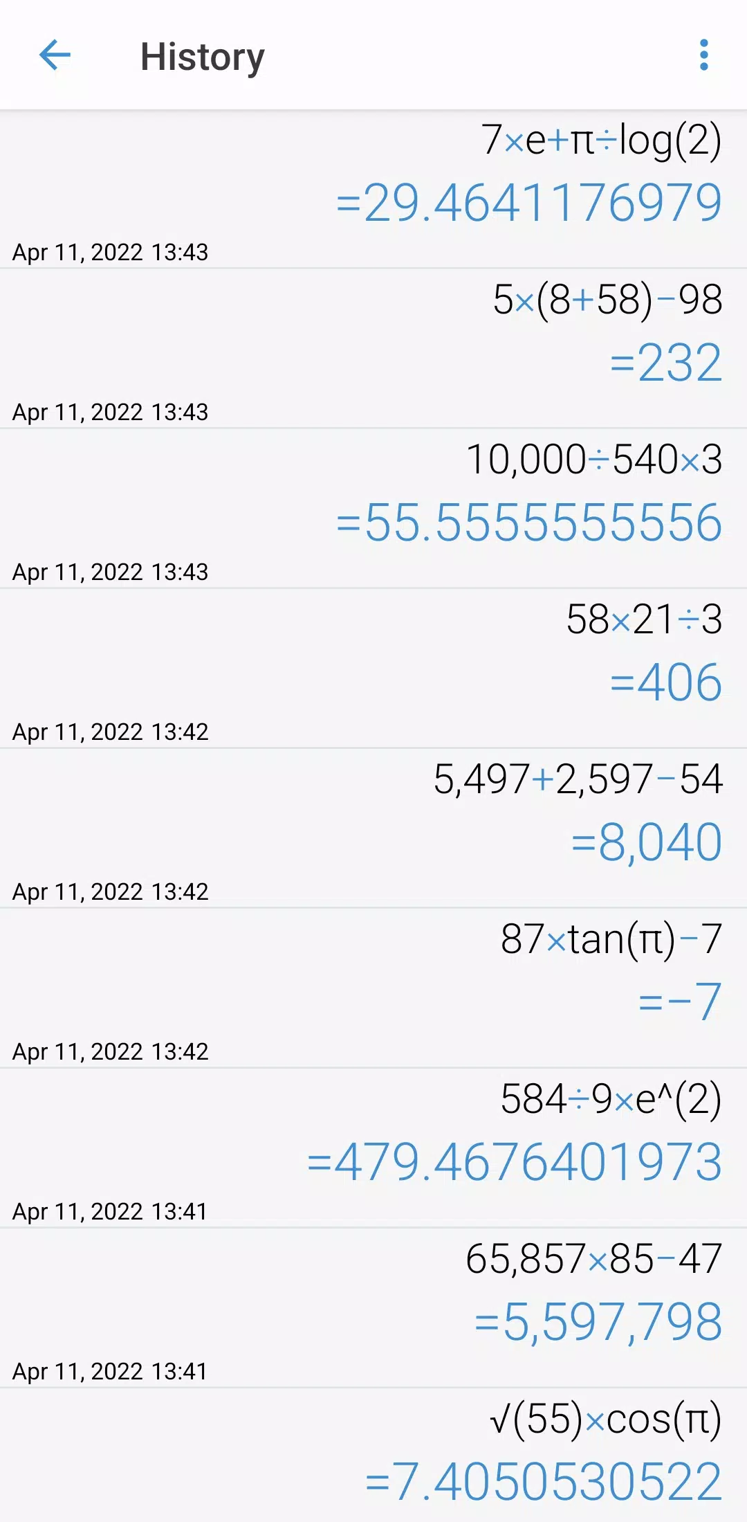 Schermata Simple Calculator 3