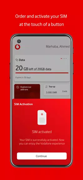 My Vodafone Oman應用截圖第3張