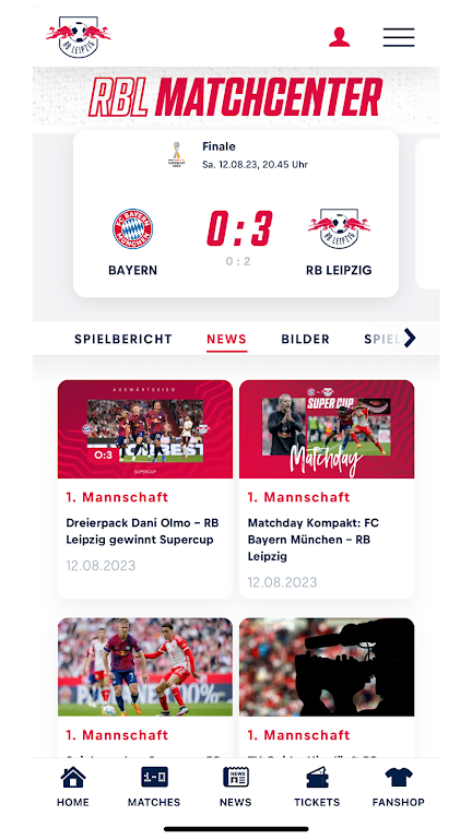 RB Leipzig Captura de pantalla 1