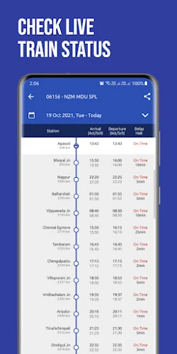 Train Ticket Booking App Ảnh chụp màn hình 2