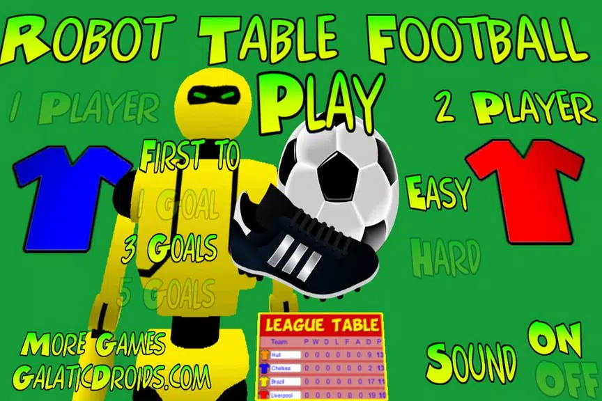 Robot Table Football Tangkapan skrin 2