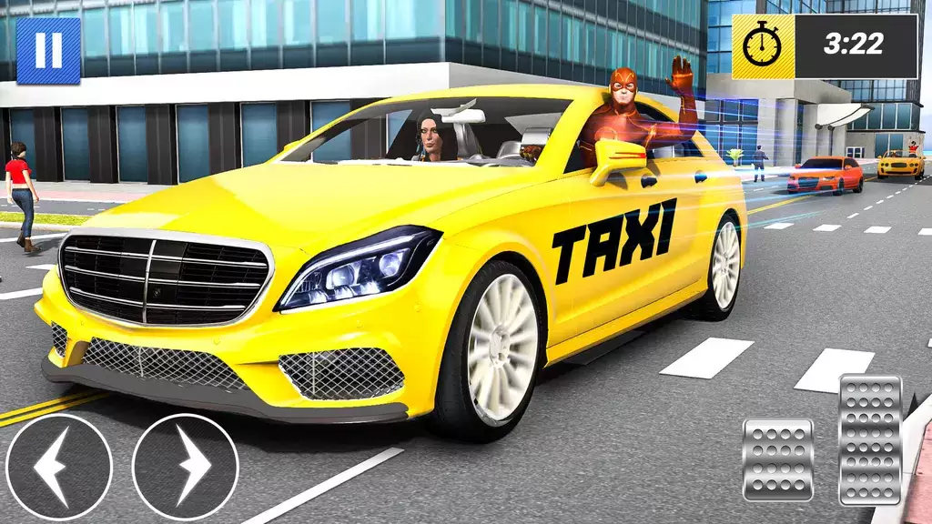 Superhero Car Games Taxi Games スクリーンショット 0