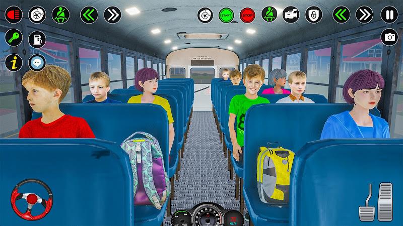 School Bus Driving Games 3D Screenshot 2