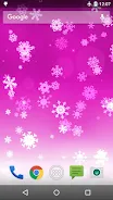 Snowflake Live Wallpaper Ảnh chụp màn hình 2