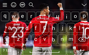 Cristiano CR7 MANU Keyboard ภาพหน้าจอ 1